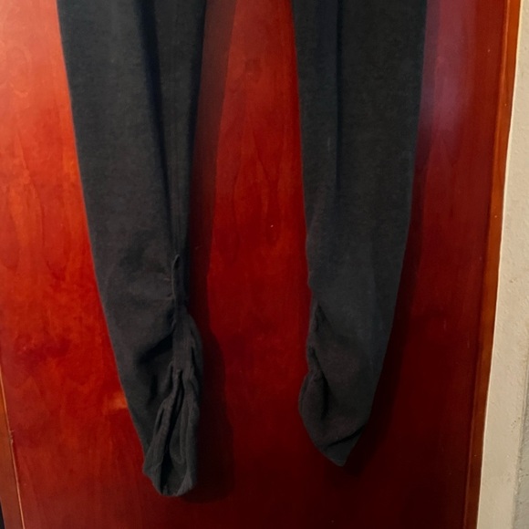 Lululemon Athletica Sz 8 Runda Gray Pink  Reflective Yoga Legging ruched leg - Picture 6 of 11